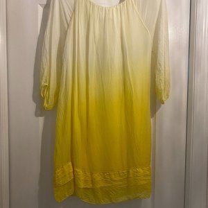 Yellow Faded Sheath Dress - Size XS (fits Size 6)